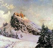 Claude Monet Czorsztyn Castle Germany oil painting artist